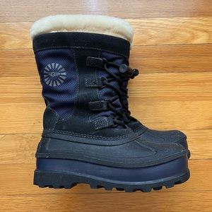 UGG Bobbey Snow Boot, Navy, Kids size 13